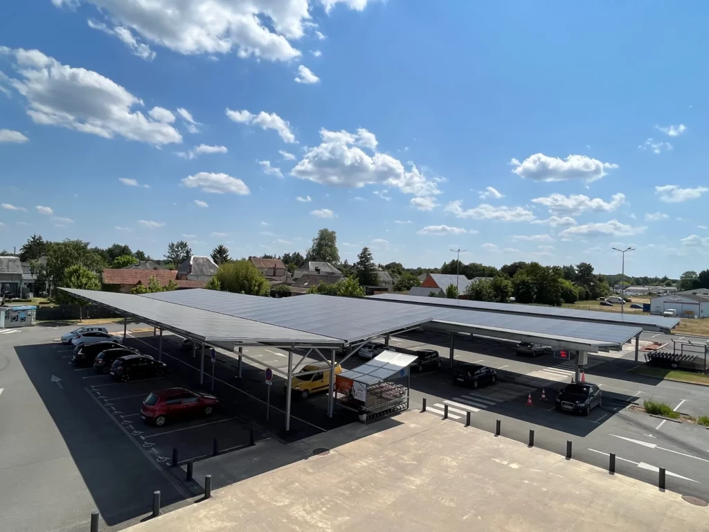 Ombrière solaire SUPER U DURTAL