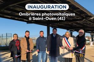 Inauguration des Ombrières Photovoltaïques à Saint-Ouen