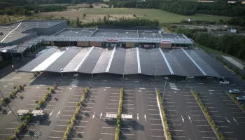 Ombrières solaires Developp'Sun Leclerc Romorantin-Lanthenay