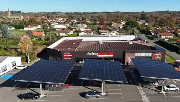 Ombrières solaires Plaisance-du-Gers