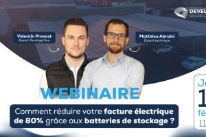 Webinaire Developp'Sun - Comment réduire votre facture électrique de 80% grâce aux batteries de stockage ?